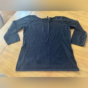 Express Black Women's 3/4 sleeve top
